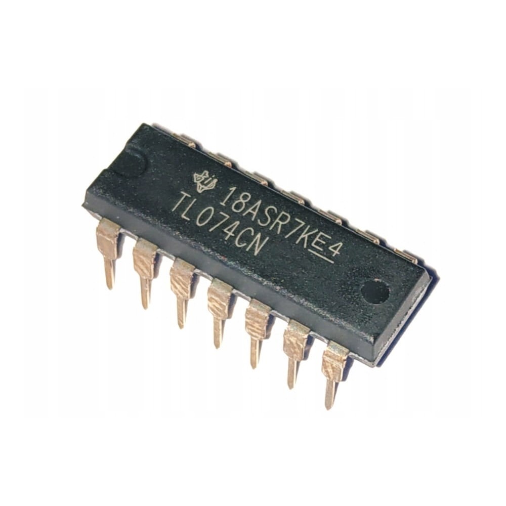 Wzmacniacz Operacyjny TL074 CN DIP-14 Oryginał TI