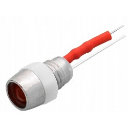 DIODA LED 5mm (12V CZERWONA kontrolka)