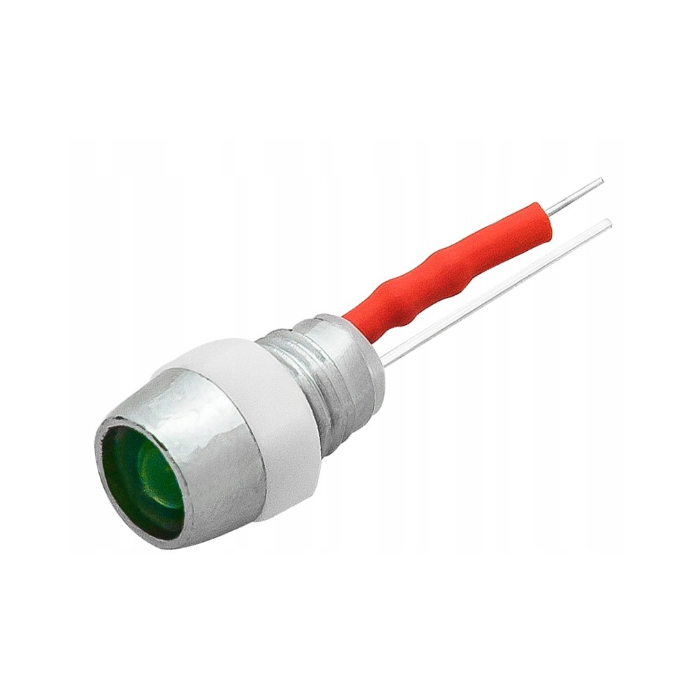 DIODA LED 5mm (12V ZIELONA kontrolka)