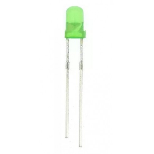 Dioda Led 3mm Zielona 3V 20mA 20szt.
