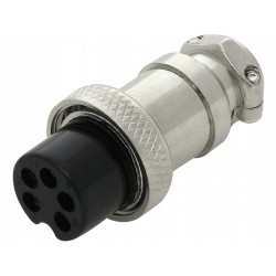 Wtyk CB mikrofonowy 5PIN na kabel