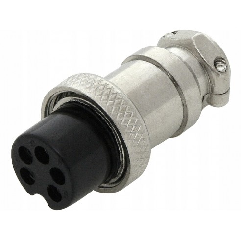 Wtyk CB mikrofonowy 5PIN na kabel