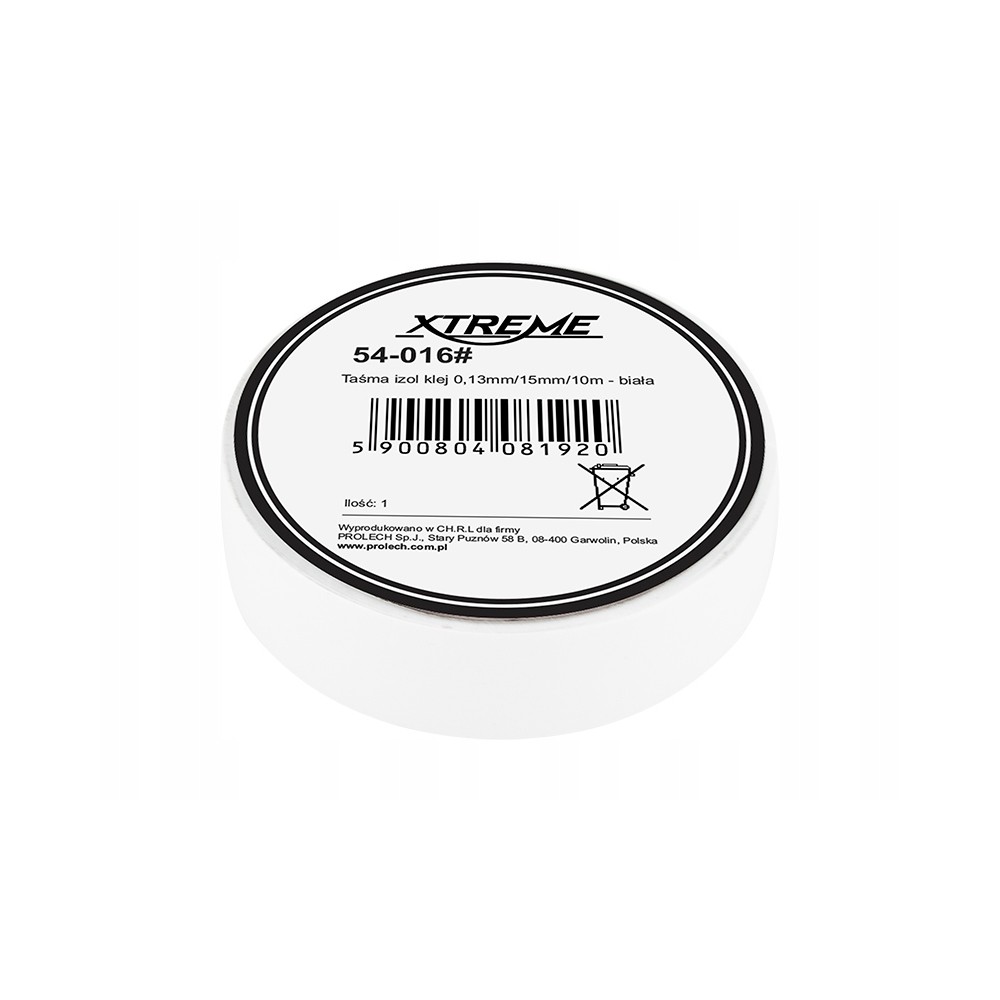 Taśma izolacyjna klejąca 0,13mm/15mm/10m