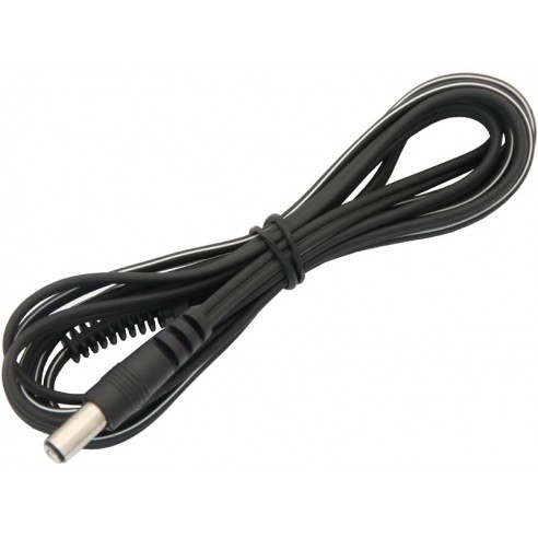 Wtyk DC 2,5/5,5 z przewodem 2x0.22