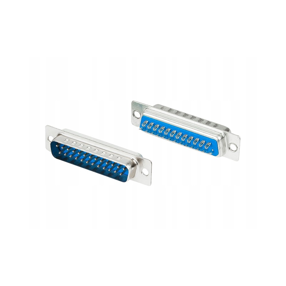 D-SUB DB25(M) WT.na kabel