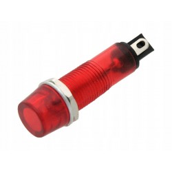 KONTROLKA Neonowa 6mm (czerwona) 230V