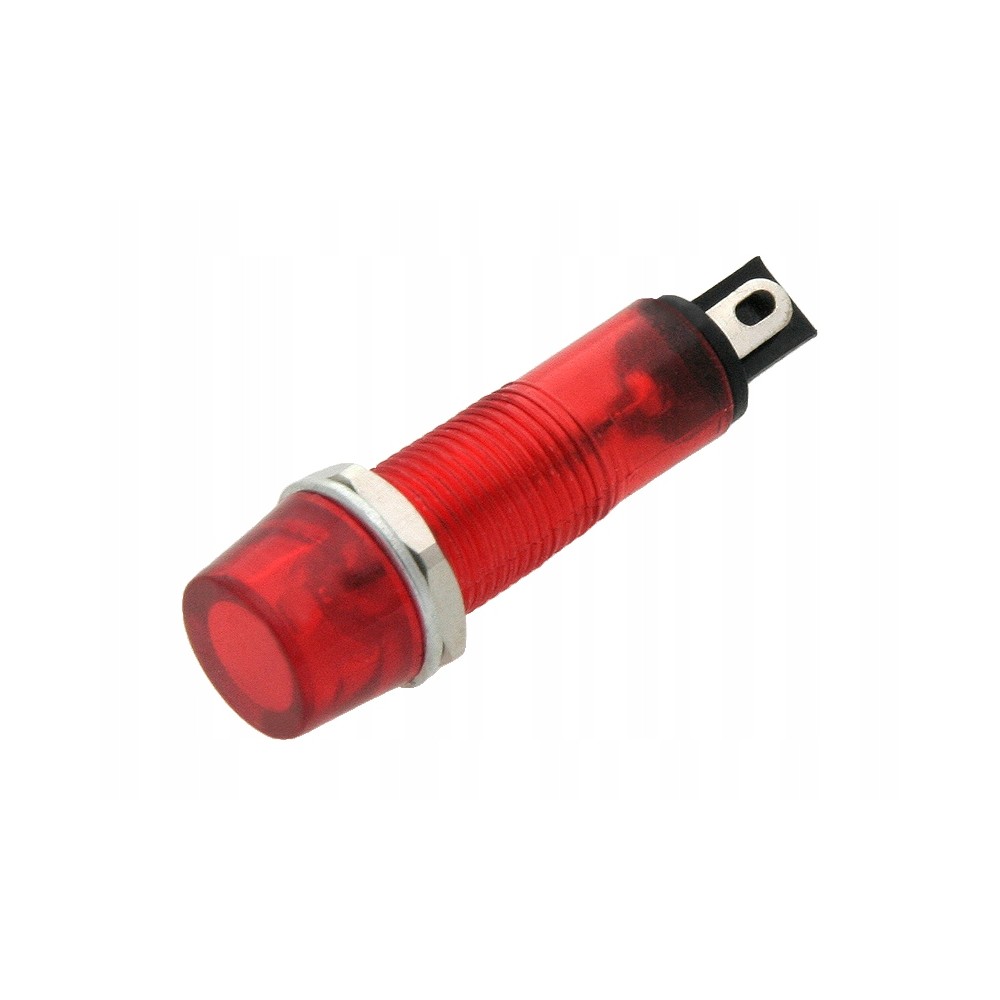 KONTROLKA Neonowa 6mm (czerwona) 230V