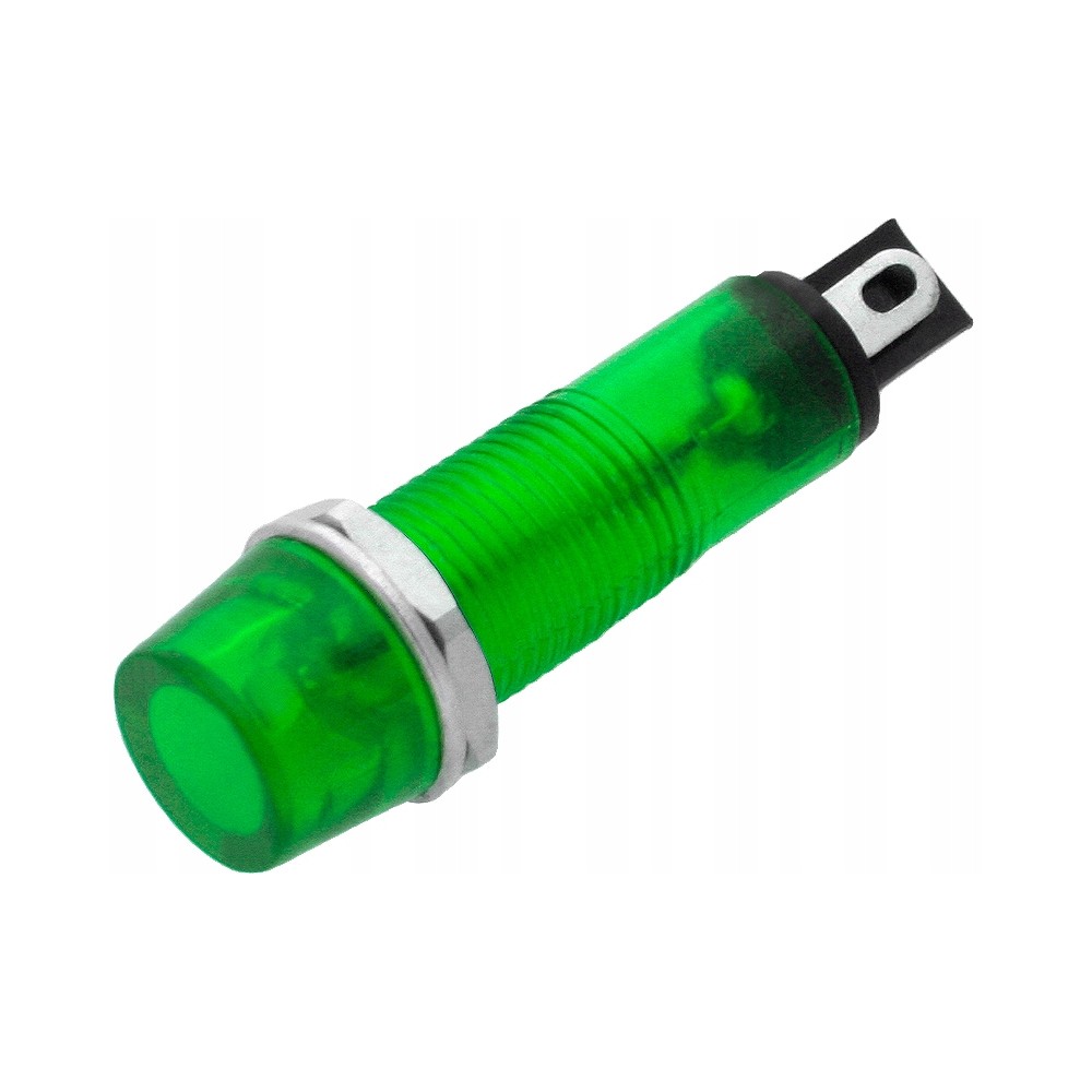 KONTROLKA Neonowa 9mm (zielona) 230V