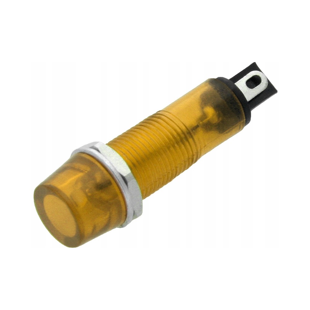 KONTROLKA Neonowa 9mm (żółta) 230V