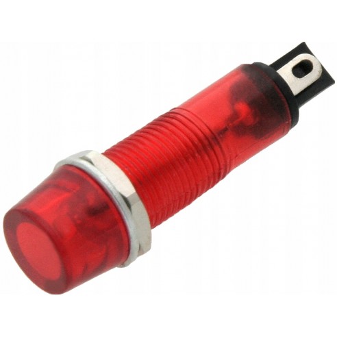 KONTROLKA Neonowa 9mm (czerwona) 230V