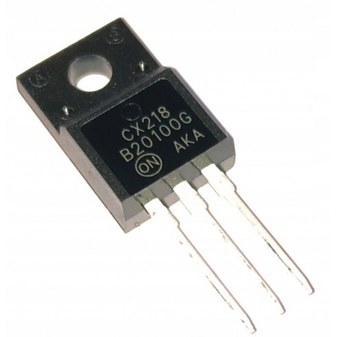 MBRF20100 Dioda schottky podwójna 20A 100V TO-220F