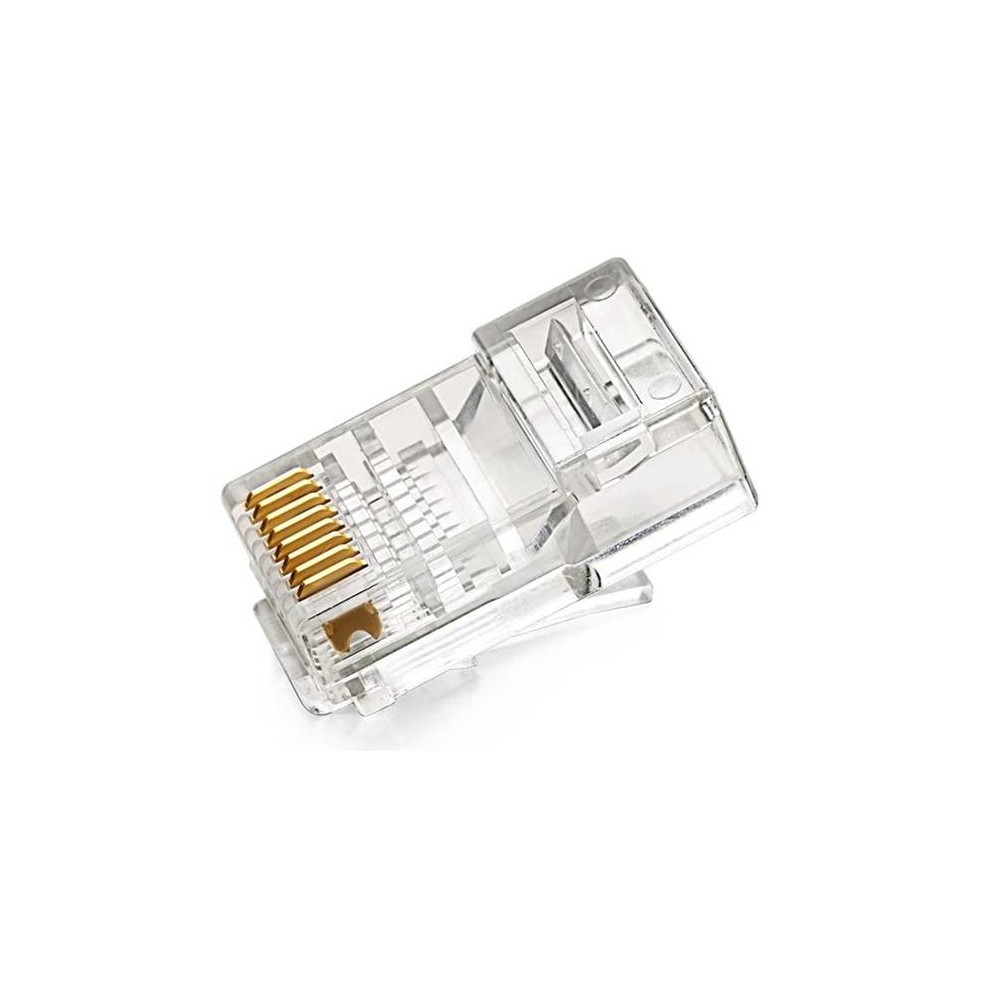 Wtyk telefoniczny 8p8c (RJ45) Drut Kat.6 10 sztuk