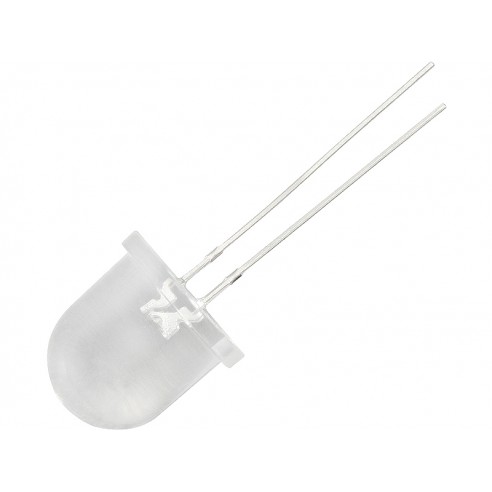 DIODA LED 12mm NIEBIESKA clear  1 sztuka