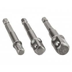 Zestaw adapterów HEX do nasadek 3szt