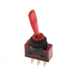 Przełącznik ASW-13 samochodowy podświetlany  12V 3PIN
