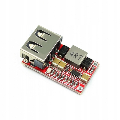 Przetwornica STEP-DOWN USB 3A 6-24V 5V